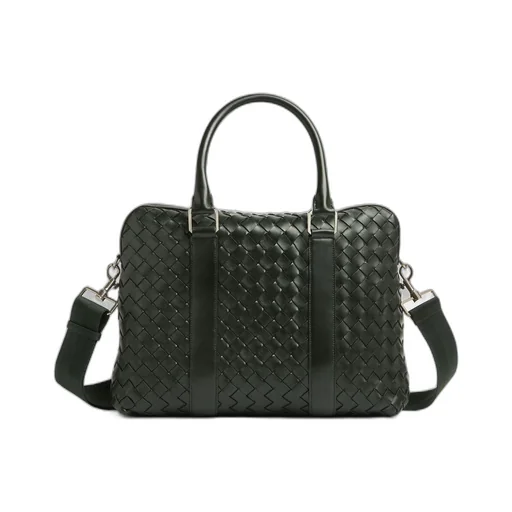 Slim Intrecciato Briefcase