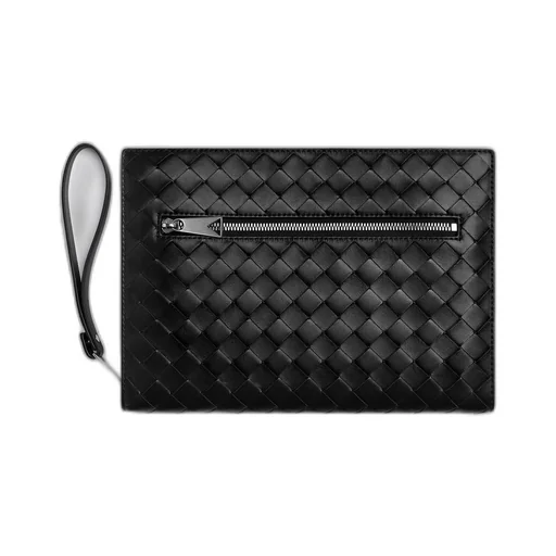 Small Intrecciato Document Case With Wristlet