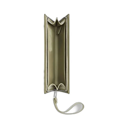 Small Intrecciato Document Case With Wristlet