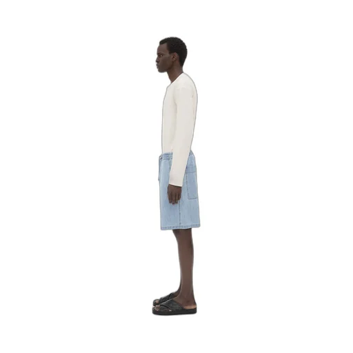 Light Bleached Elasticated Denim