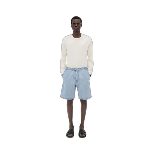 Light Bleached Elasticated Denim