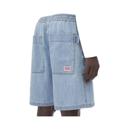 Light Bleached Elasticated Denim