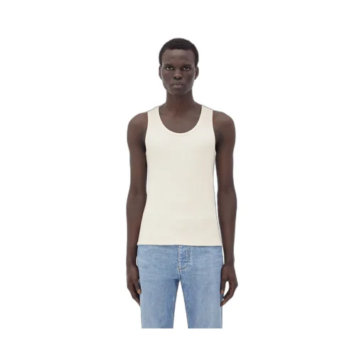 Compact Cotton Rib Jersey Tank Top