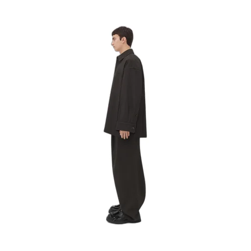Dry Mouline Wool Overshirt