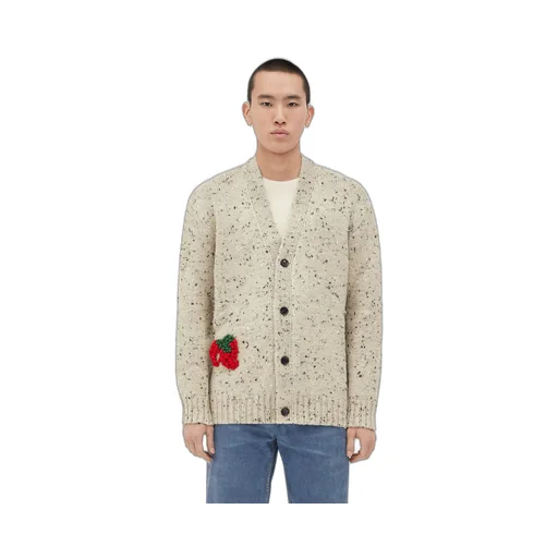 Embroidered Linen Cardigan