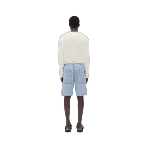 Light Bleached Elasticated Denim
