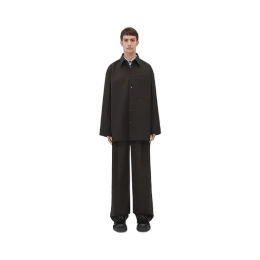 Dry Mouline Wool Overshirt