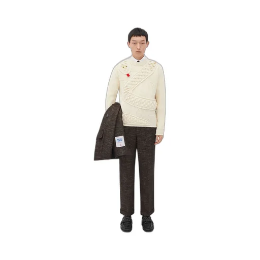 Snake Scales Wool Knit Jumper