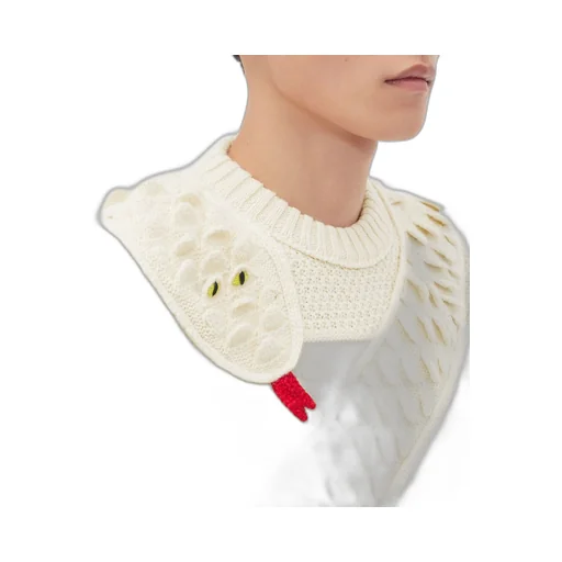 Snake Scales Wool Knit Jumper