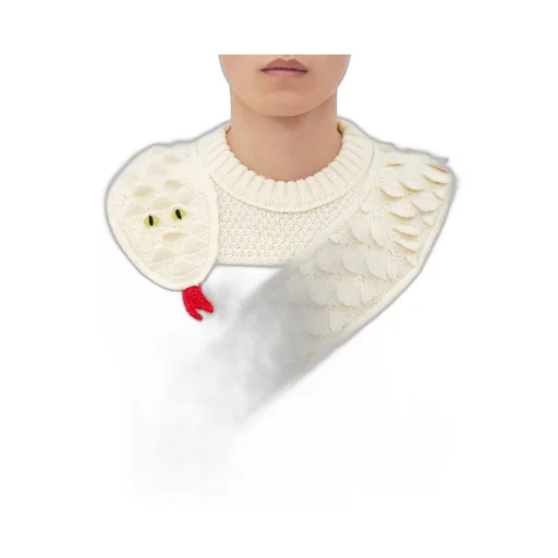 Snake Scales Wool Knit Jumper