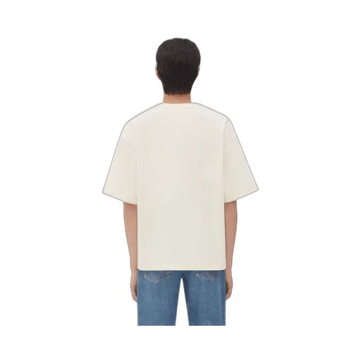 Cotton Jersey T-Shirt With Label