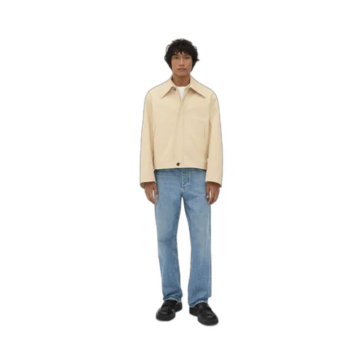 Coated Cotton Zip Blouson