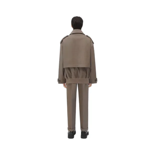 Wool Twill Trench