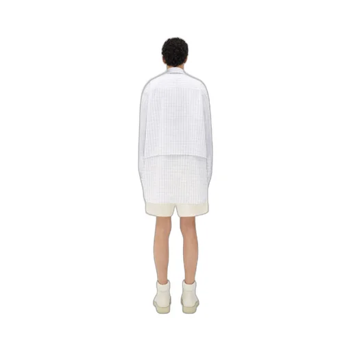 Crisp Cotton Silk Double Layer Shirt