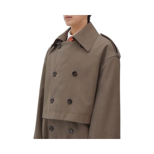 Wool Twill Trench