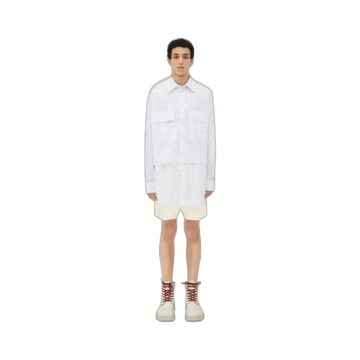 Crisp Cotton Silk Double Layer Shirt
