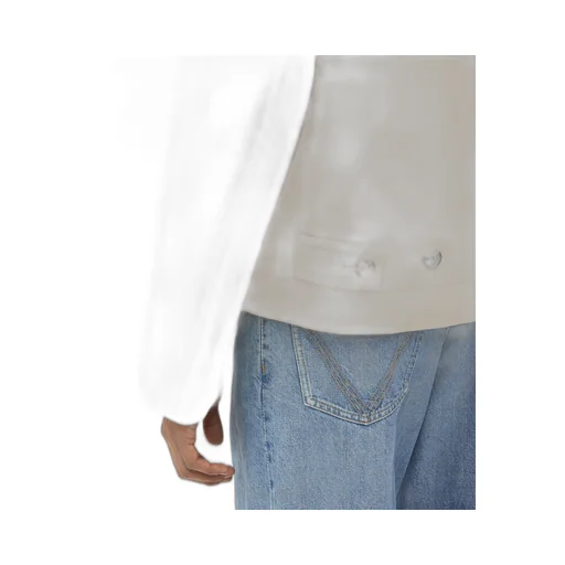 Coated Cotton Zip Blouson