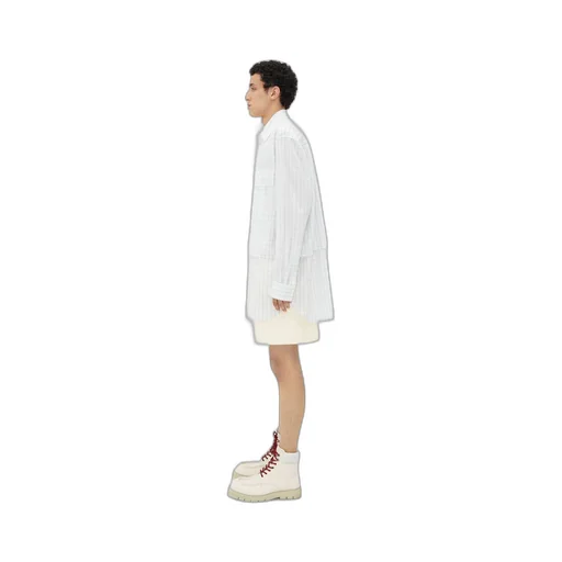 Crisp Cotton Silk Double Layer Shirt