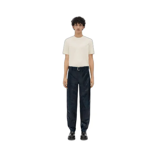 Leather Belted Trousers