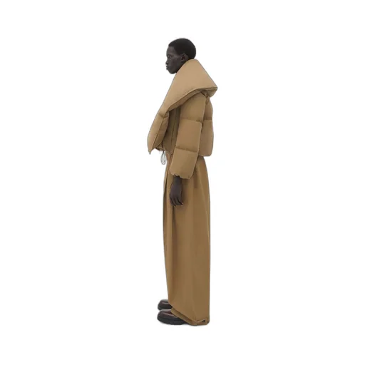 Frosted Poplin Puffer Jacket