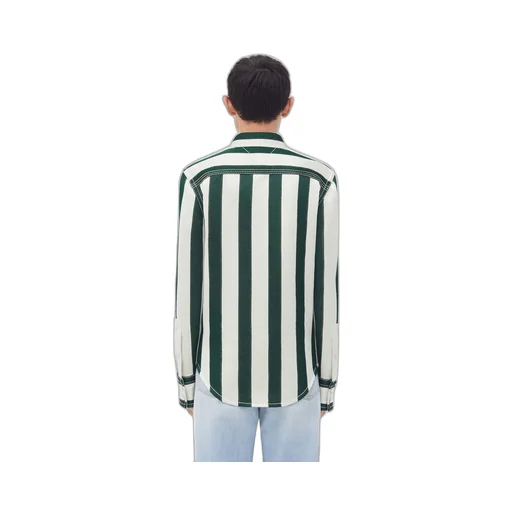 Striped Cotton Viscose Shirt