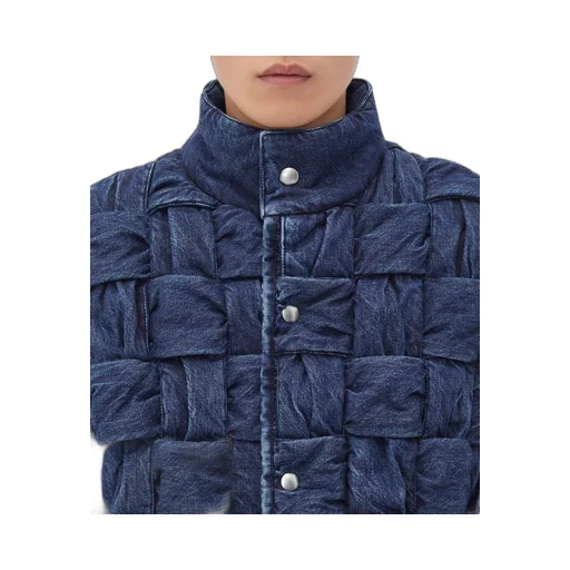 Intrecciato Denim Gilet