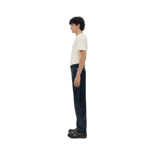Leather Belted Trousers