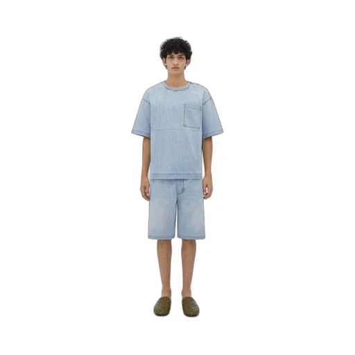 Light Bleached Denim T-Shirt
