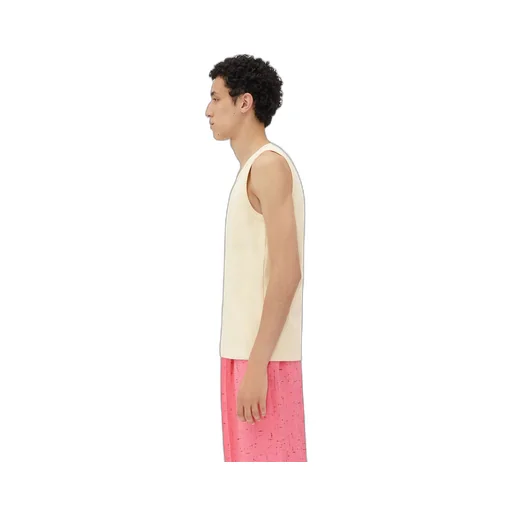 Cotton Rib Tank Top With Label