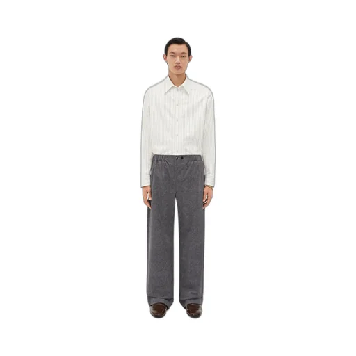 Printed Leather Flannel Pants