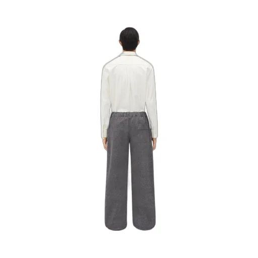 Printed Leather Flannel Pants