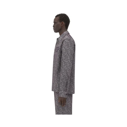 Textured Wool And Viscose Shirt