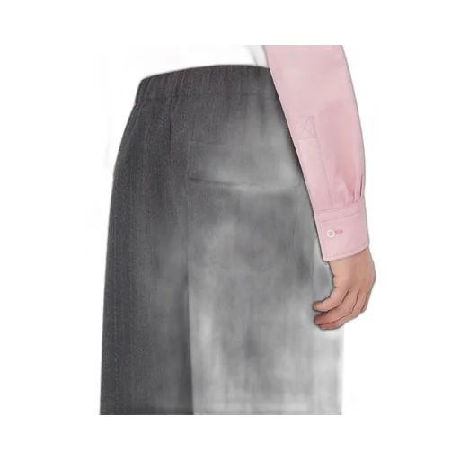 Wool Chevron Pants