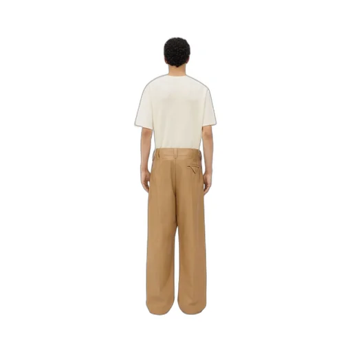 Leather Pleated Pants