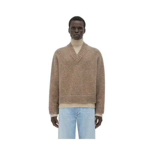 Double Layer Effect Wool Sweater