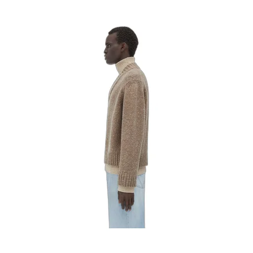 Double Layer Effect Wool Sweater