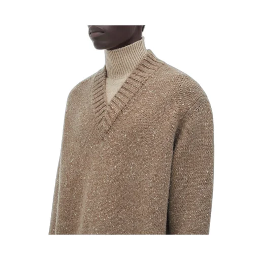 Double Layer Effect Wool Sweater