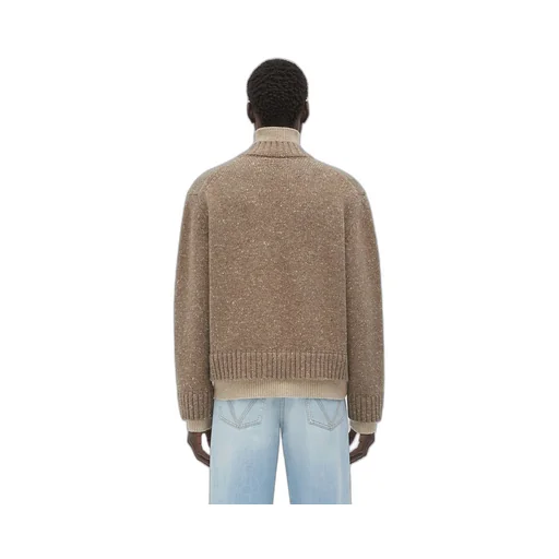 Double Layer Effect Wool Sweater