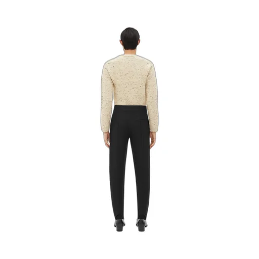 Structured Cotton Stirrup Pants
