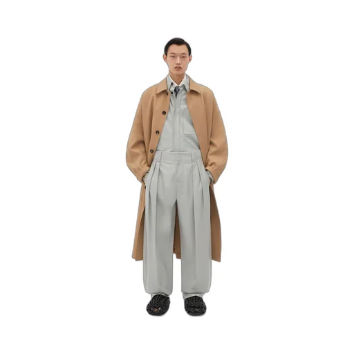 Wool And Cotton Coat