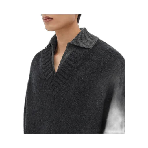 Double Layer Effect Wool Sweater