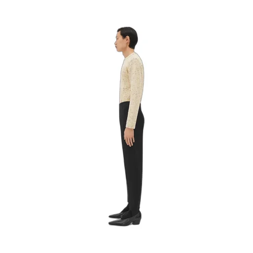 Structured Cotton Stirrup Pants