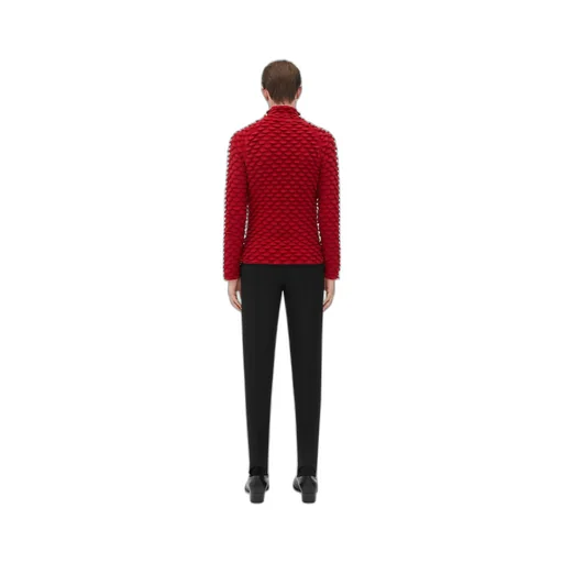 Fish Scale Wool Sweater