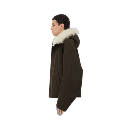Wool And Shearling Parka