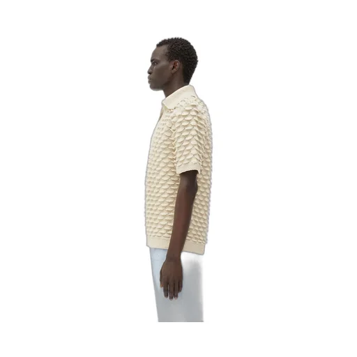 Fish Scale Wool Polo