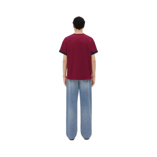 Double Layer Relaxed Cotton T-Shirt