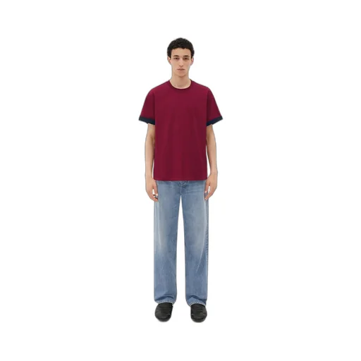 Double Layer Relaxed Cotton T-Shirt