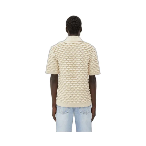 Fish Scale Wool Polo