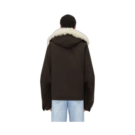 Wool And Shearling Parka