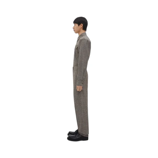 Viscose And Silk Straight Leg Pants